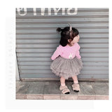 Fashion Baby Girls Tutu Fluffy Skirt Princess Ballet Dance Tutu Mesh Skirt Kids Cake Skirt Cute Girls Clothes