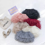 Fashion Baby Girls Tutu Fluffy Skirt Princess Ballet Dance Tutu Mesh Skirt Kids Cake Skirt Cute Girls Clothes