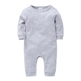 Honeyzone Winter Twins Newborn Clothes Vetement Bebe Garcon Black Full Sleeve Baby Announcement Infant Jumpsuit Bodysuit Baby