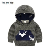 Top and Top 2Pcs/Set Adorable Autumn Newborn Baby Girls Boys Casual Hooded Clothes Sets Long Sleeve Sweatshirt+Jogger Pants