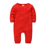 Honeyzone Winter Twins Newborn Clothes Vetement Bebe Garcon Black Full Sleeve Baby Announcement Infant Jumpsuit Bodysuit Baby