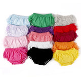 Cotton Baby Shorts Mesh Bloomers Underwear Lovely Ruffle Infant Toddler Pants Baby Clothes Diaper Cover
