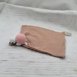 Baby Sleeping Toy Soother Towel Bib Animal Sea Turtle Doll Infants Soft Comfort Bib Wooden Teether Ring Baby Security Blanket