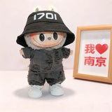 New 15-17cm Labubu Fisherman's Hat Cold Baby Clothes Suit Band Around Nanjing Style Labubu Baby Clothes New