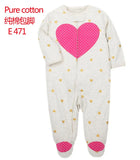 Cotton Baby Clothes Zipper Romper Newborn Baby Clothes Spring Summer Winter Ropa Bebe Girls Clothes Girls Jumpsuit Cotton