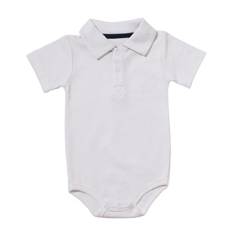 Bodysuit & One Pieces Baby Clothes Summer Short-sleeved Polo Baby Jumpsuit Crawling Clothes Baby Clothes Romper Newborn Clothes