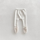 Baby Hooded Romper Bear Ears Cute Plush Baby Clothes Winter 0-2 Years Old Korean version Baby Clothes Baby Romper