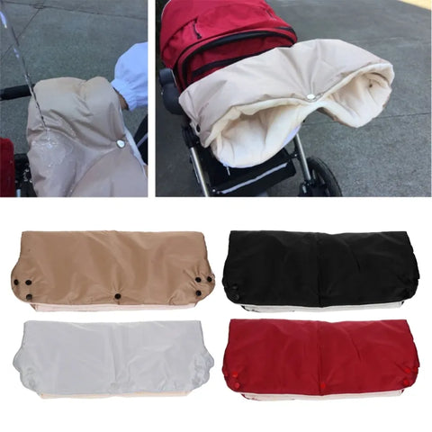 Winter Hand Muff Baby Stroller Warm Muff Pushchair Hand Gloves Universal Windproof Hand Warmer Stroller Pram Dropshipping