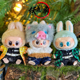 Labubu clothes doll decorative clothing 17cm baby clothes Labubu sitting party baby clothes charcoal Zhilang clothes