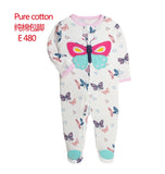 Cotton Baby Clothes Zipper Romper Newborn Baby Clothes Spring Summer Winter Ropa Bebe Girls Clothes Girls Jumpsuit Cotton