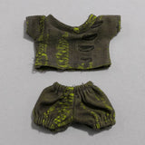 New 15-17cm Labubu Fisherman's Hat Cold Baby Clothes Suit Band Around Nanjing Style Labubu Baby Clothes New