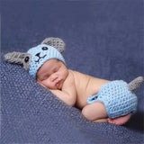 New Born Baby Crochet Knit Costume Accessories Infant Photo Shoot Clothes Newborn Photography Props Newborn Shooting