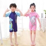 European One Piece Swimsuits Girls Swimwear Kids Boys Bathing Suit Cartoon Unicorn Quick Drying Swimming Clothes Baby Beachwear
