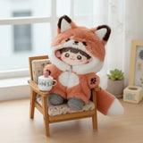 20cm Baby Clothes Little Fox Rabbit Cute Animal  Baby Clothes Jumpsuits Sunny Day Doll Clothes Just Clothes Not Dolls