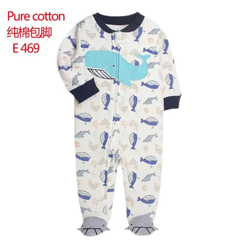 Cotton Baby Clothes Zipper Romper Newborn Baby Clothes Spring Summer Winter Ropa Bebe Girls Clothes Girls Jumpsuit Cotton