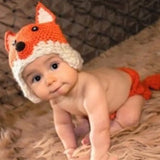 Newborn Baby Mickey Suit Newborn Baby Girls Boys Crochet Knit Costume Photography Prop Outfits Baby Clothes infant Clothing