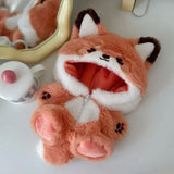20cm Baby Clothes Little Fox Rabbit Cute Animal  Baby Clothes Jumpsuits Sunny Day Doll Clothes Just Clothes Not Dolls