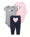 Latest baby boy girl clothes set fashion newborn infant clothing cartoon animal print long sleeve romper -  - BabyShop18