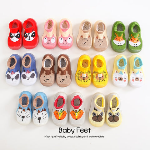 baby socks shoes Boy Girl Fashion Toddler Shoes Anti-Slip  Soft Rubber shoes animal style