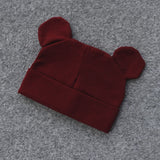 Baby Hat With Ears Cotton Warm Newborn Accessories Baby Girl Boy Autumn Winter Hat For Kids Infant Toddler Beanie Cap Girls Hat