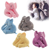 40/60cm Fashion Baby Animal Plush Elephant Doll Stuffed Elephant Plush Soft Pillow Kid Toy Children Room Bed Decoration Toy Gift