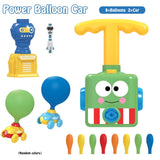 NEW Power Balloon Launch Tower Toy Puzzle Fun Education Inertia Air Power Balloon Car Science Experiment Toy for Children Gift