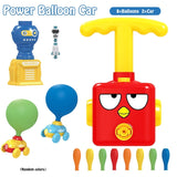 NEW Power Balloon Launch Tower Toy Puzzle Fun Education Inertia Air Power Balloon Car Science Experiment Toy for Children Gift