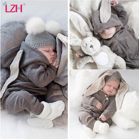 Infant Clothing Baby Girl Boys Clothes Autumn Spring Newborn Baby Rompers For Baby Jumpsuit Overalls Easter Costume 0-2 Year