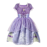 Girl Elsa Anna Dress Costumes Kid Party Dresses Baby Girl Clothes Unicorn Tianan Belle Arabian Girls