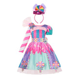 Girl Elsa Anna Dress Costumes Kid Party Dresses Baby Girl Clothes Unicorn Tianan Belle Arabian Girls