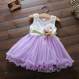 Summer print dress for birthday party, looks like princess tutu, looks cute -  - BabyShop18