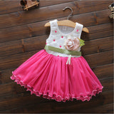 Summer print dress for birthday party, looks like princess tutu, looks cute -  - BabyShop18