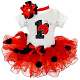 Baby Girl Clothes 1st Birthday Cake Smash Outfits Infant Clothing Sets Romper+Tutu Skirt+Flower Cap Newborn -  - BabyShop18